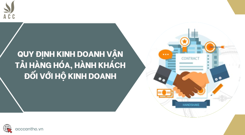Quy định fv888 vận tải hàng hóa, hành khách đối với hộ fv888