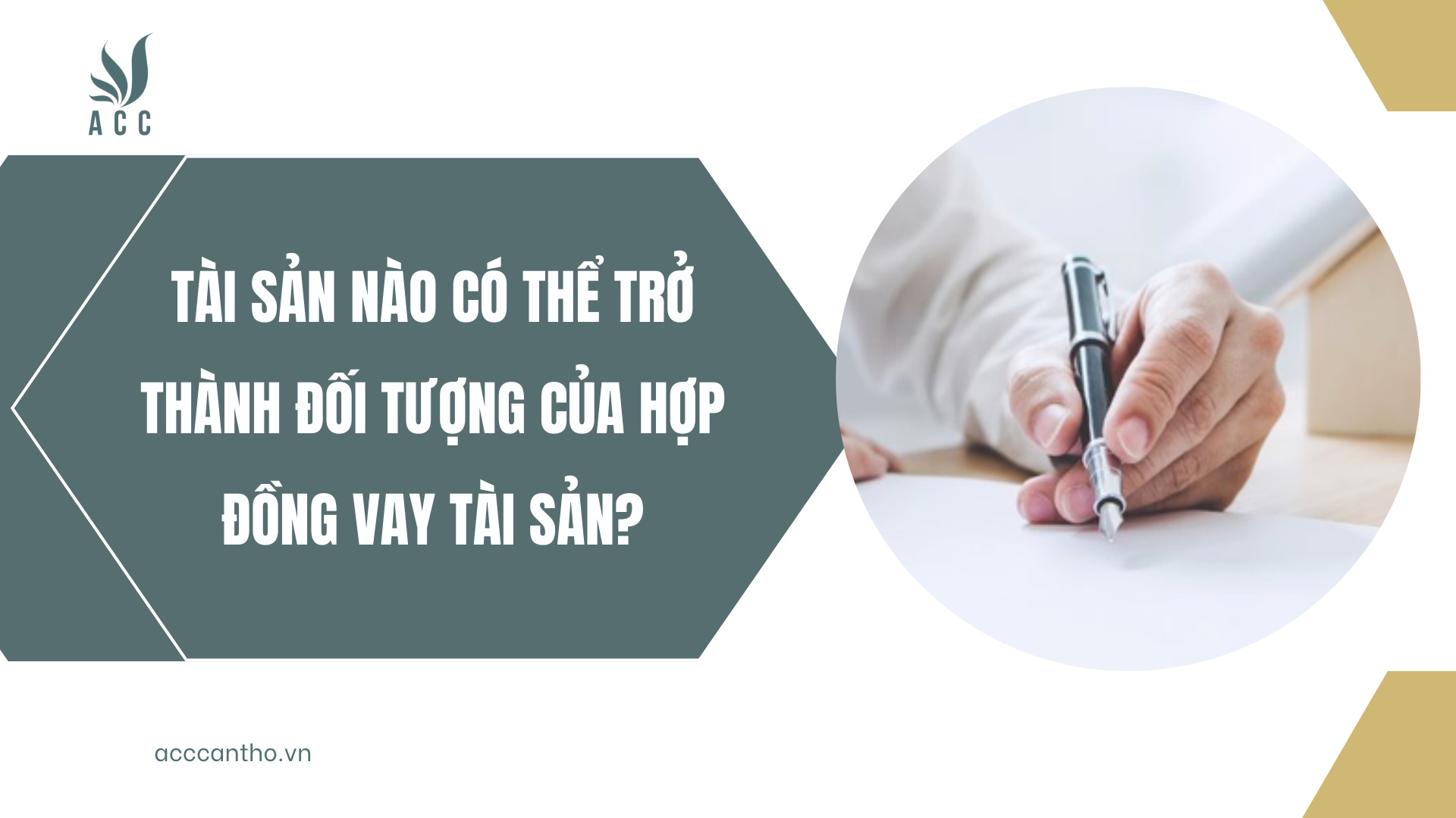 đối tượng của hợp đồng vay tài sản