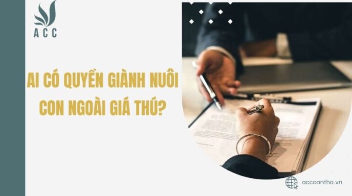 Ai có quyền giành nuôi con ngoài giá thú?