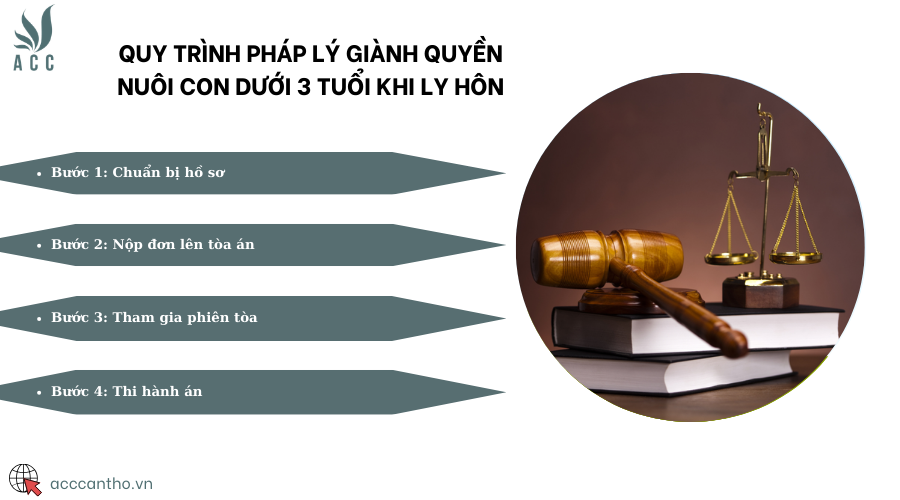 Quy trình fv88 nhà cái giành quyền nuôi con dưới 3 tuổi khi ly hôn