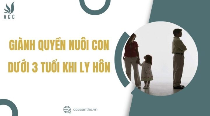 Giành quyền nuôi con dưới 3 tuổi khi ly hôn