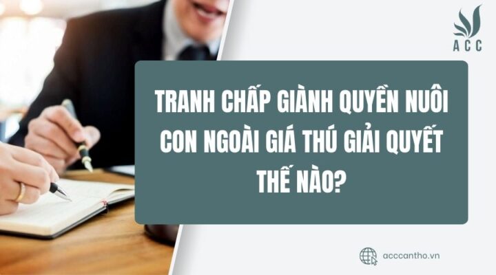 Tranh chấp giành quyền nuôi con ngoài giá thú giải quyết thế nào?