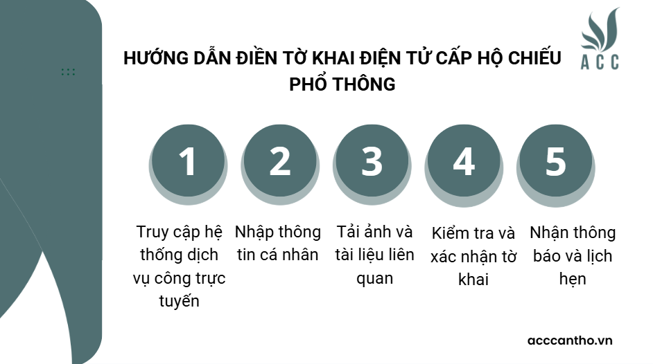 Hướng dẫn điền tờ khai điện tử cấp hộ chiếu phổ thông