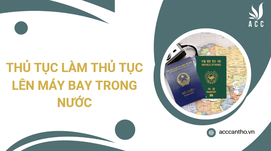 Thủ tục làm thủ tục lên máy bay trong nước