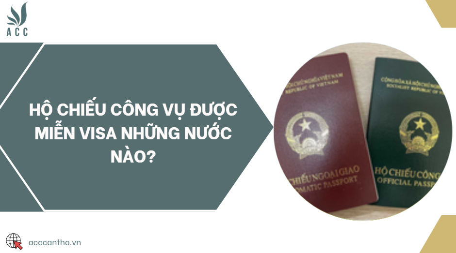 Hộ chiếu c&ocirc;ng vụ được miễn visa những nước n&agrave;o?