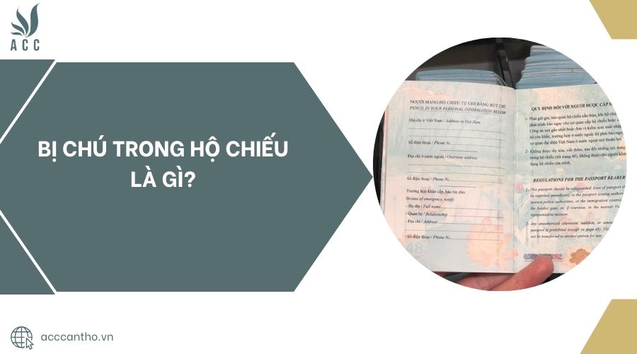 Bị chú trong hộ chiếu là gì?