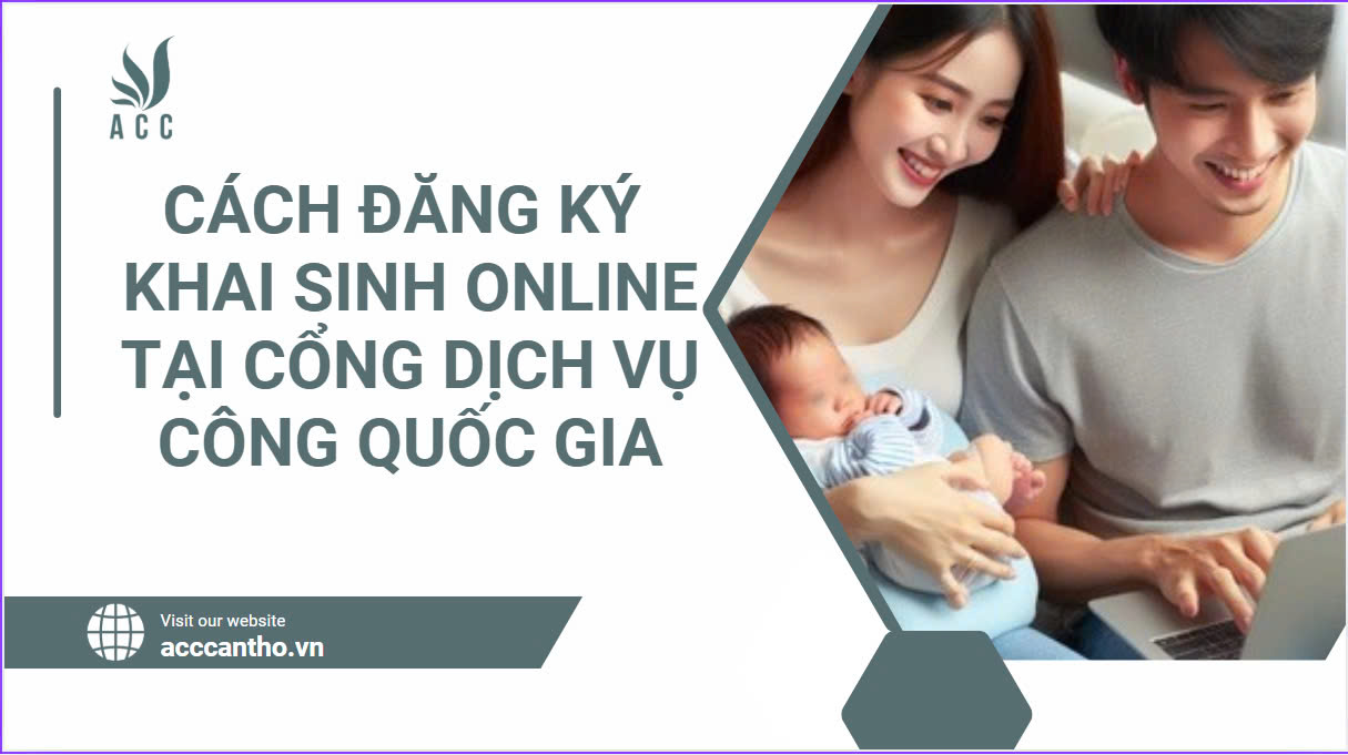 Đăng ký khai sinh online tại Cổng fv888 công quốc gia