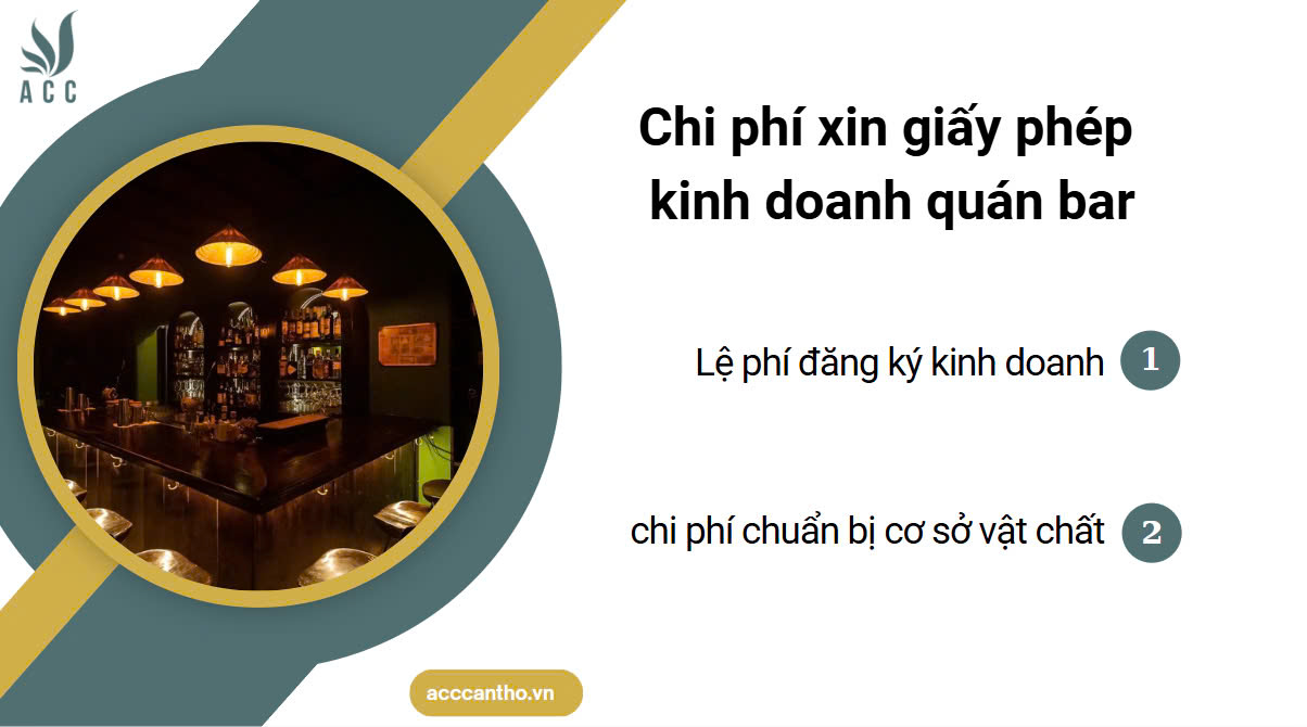Chi phí xin giấy phép fv888 quán bar