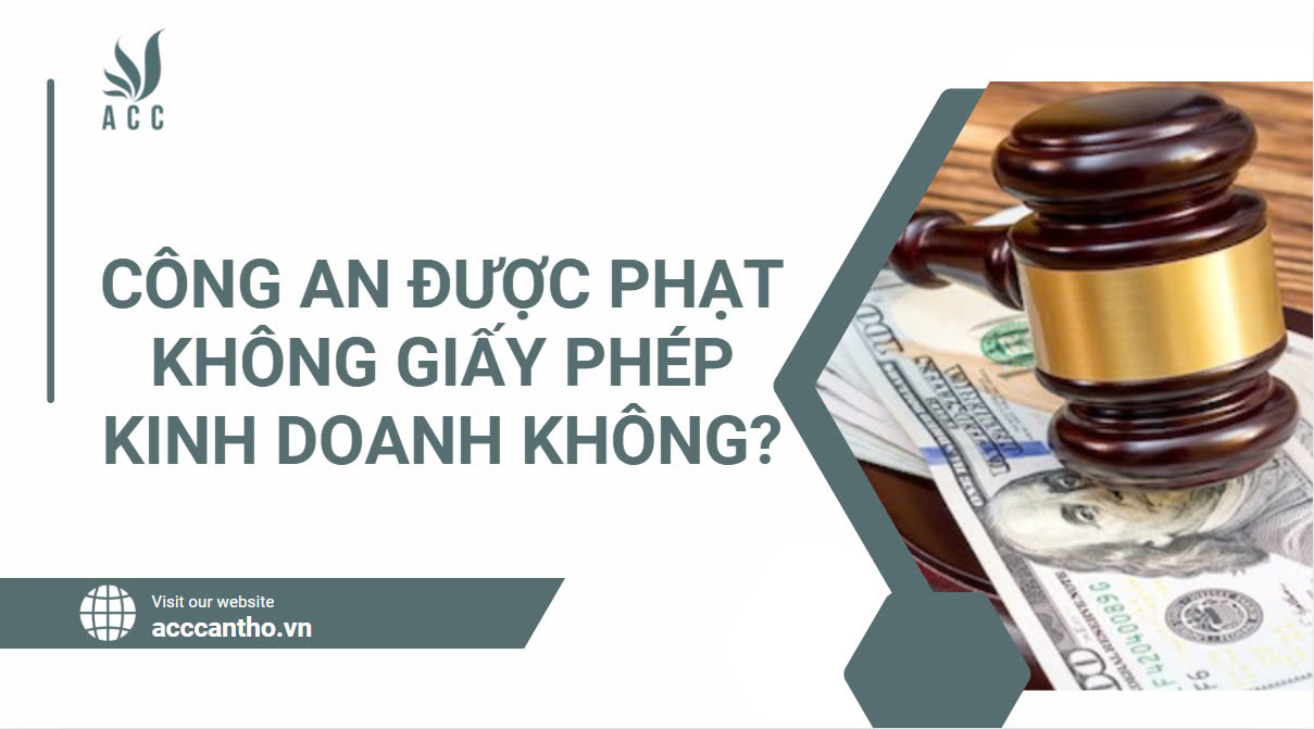 Công an được phạt không giấy phép fv888 không?