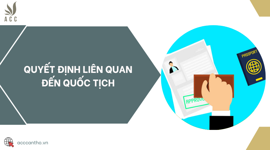 Quyết định liên quan đến quốc tịch