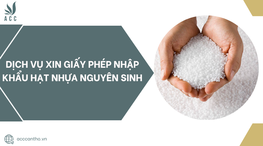 Dịch vụ xin giấy phép nhập khẩu hạt nhựa nguyên sinh