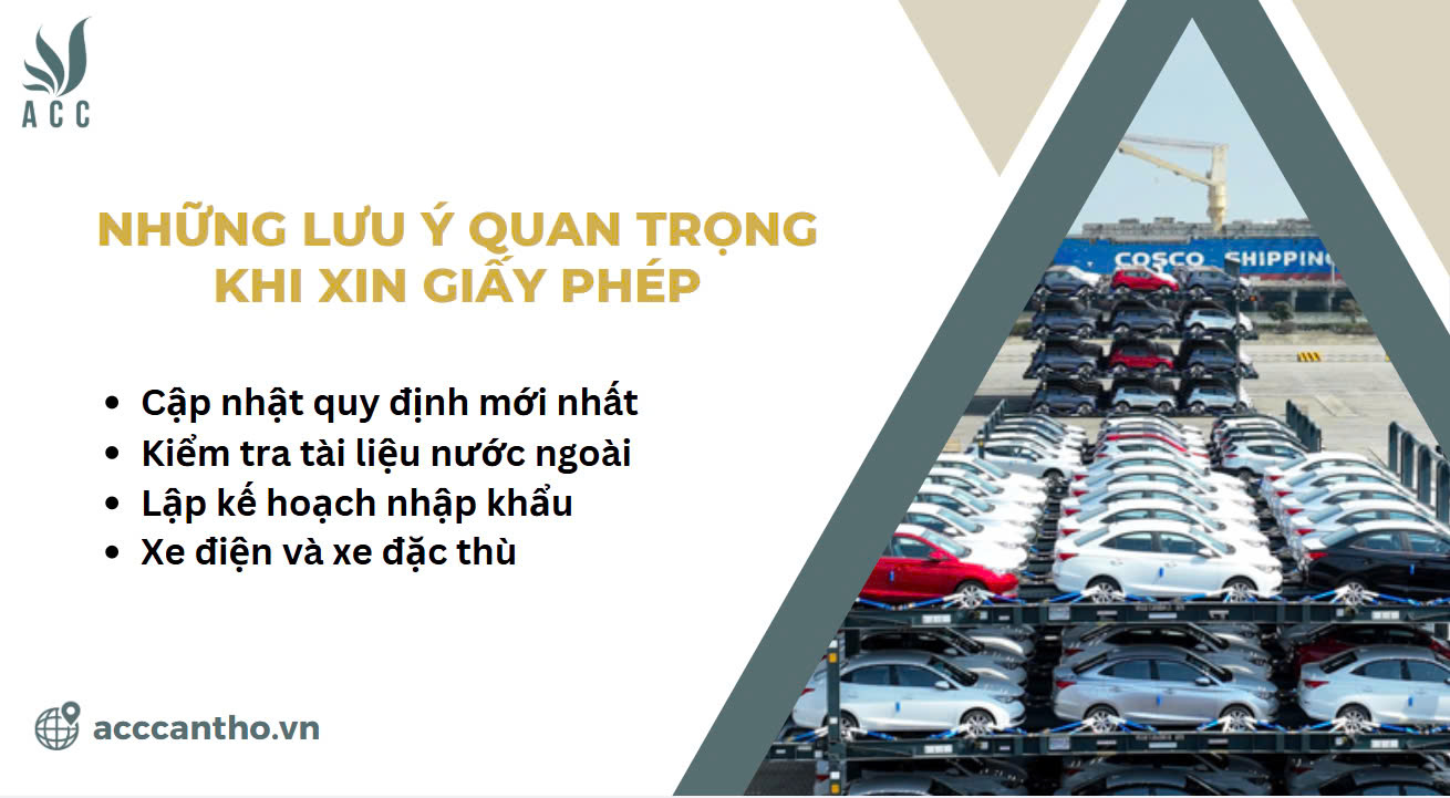 Những Lưu Ý Quan Trọng Khi Xin Giấy Phép