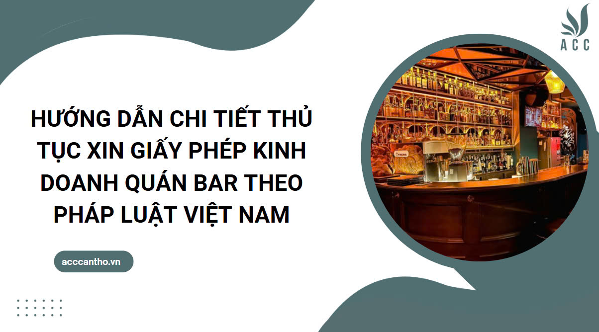 Thủ tục xin giấy phép fv888 quán bar