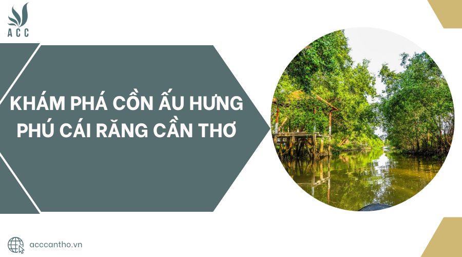 Khám phá Cồn Ấu Hưng Phú Cái Răng Cần Thơ