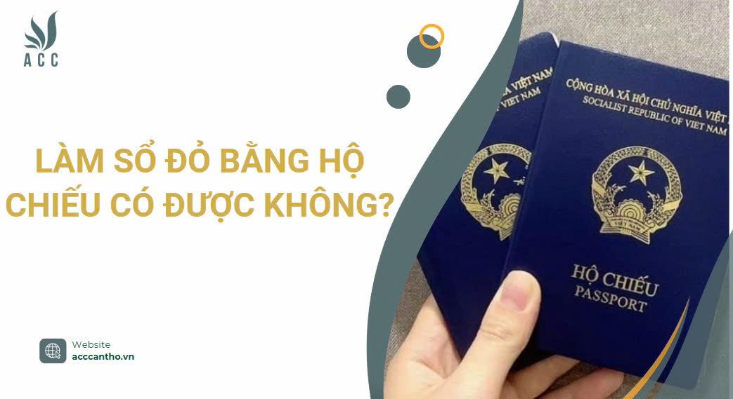 Làm sổ đỏ bằng hộ chiếu có được không?