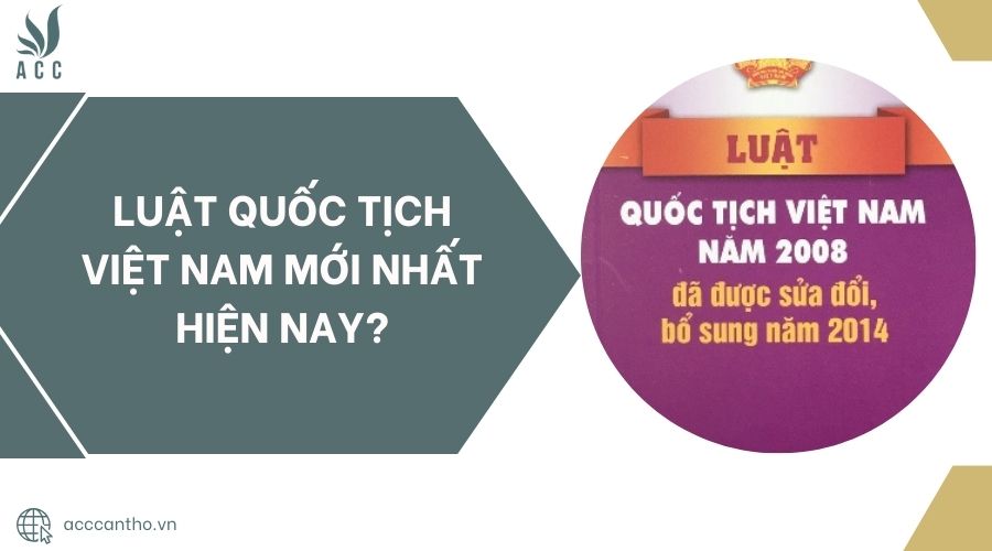 Luật Quốc tịch Việt Nam mới nhất hiện nay?