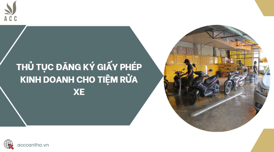 Thủ tục đăng ký giấy phép fv888 cho tiệm rửa xe