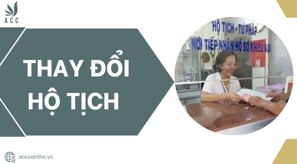 Thay đổi hộ tịch