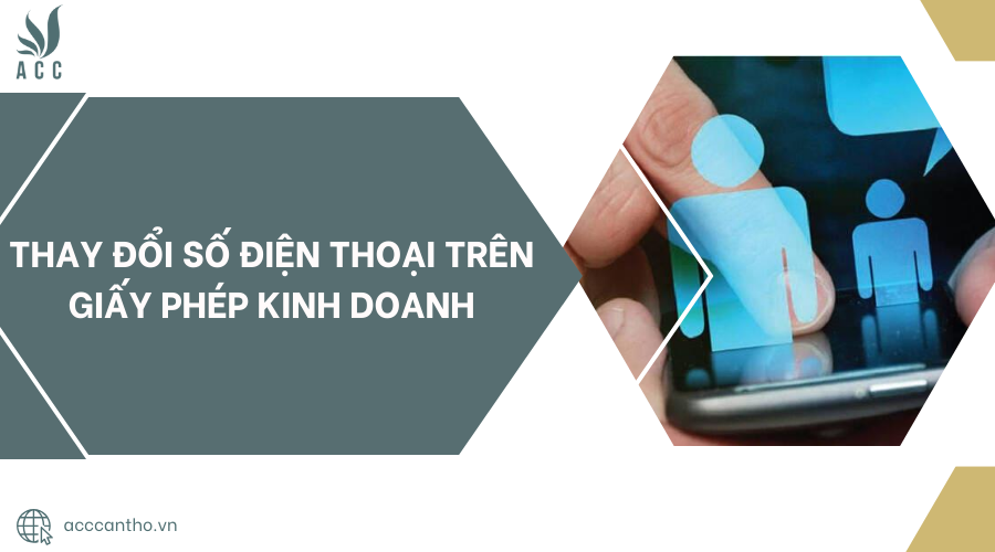 Thay đổi số điện thoại trên giấy phép fv888