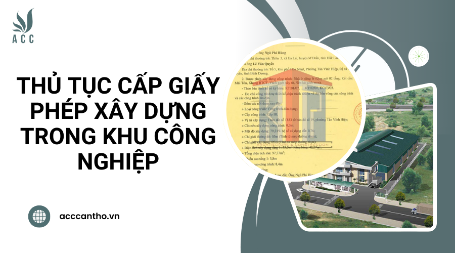 Thủ tục cấp giấy phép fv88 vn trong khu công nghiệp