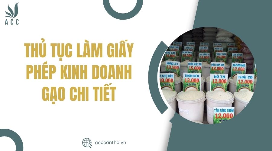 Thủ tục làm giấy phép fv888 gạo chi tiết