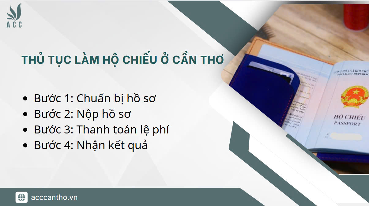 Thủ tục làm hộ chiếu ở Cần Thơ