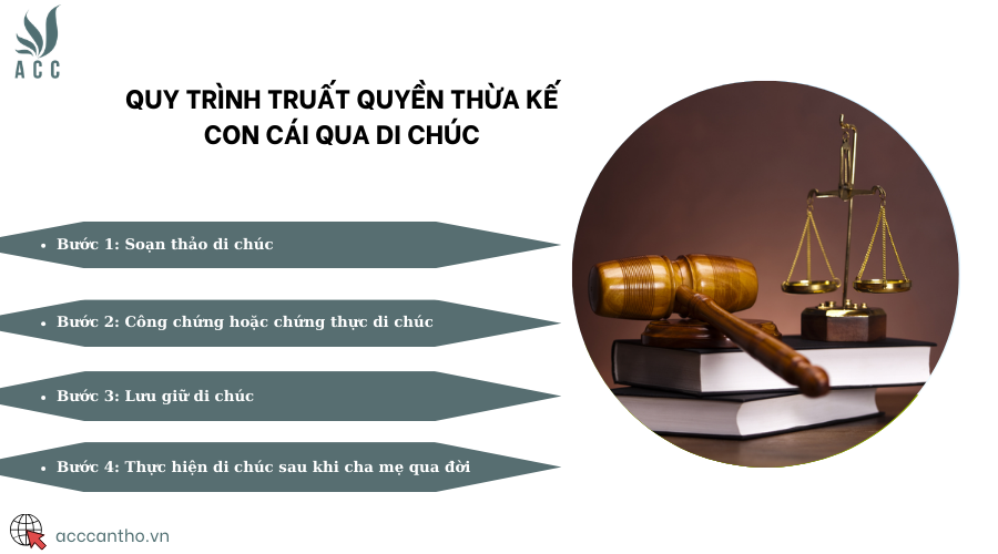 Quy trình truất quyền thừa kế con cái qua di chúc