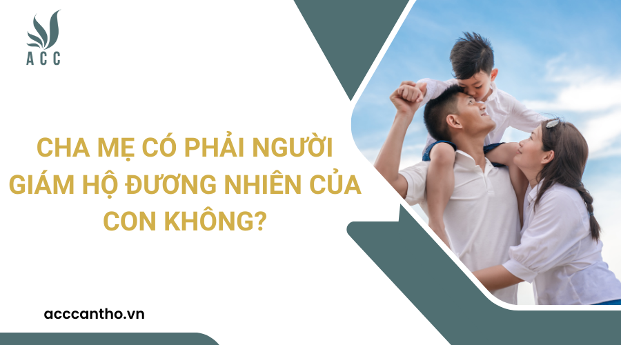 Cha mẹ có phải người giám hộ đương nhiên của con không?