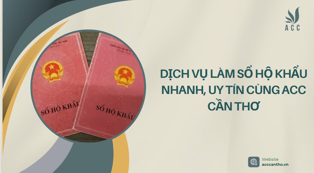 Dịch vụ làm sổ hộ khẩu nhanh, uy tín