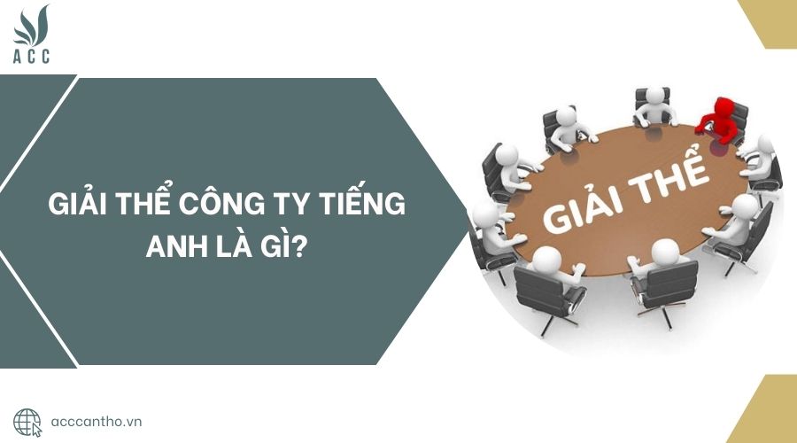 Giải thể công ty tiếng Anh là gì?