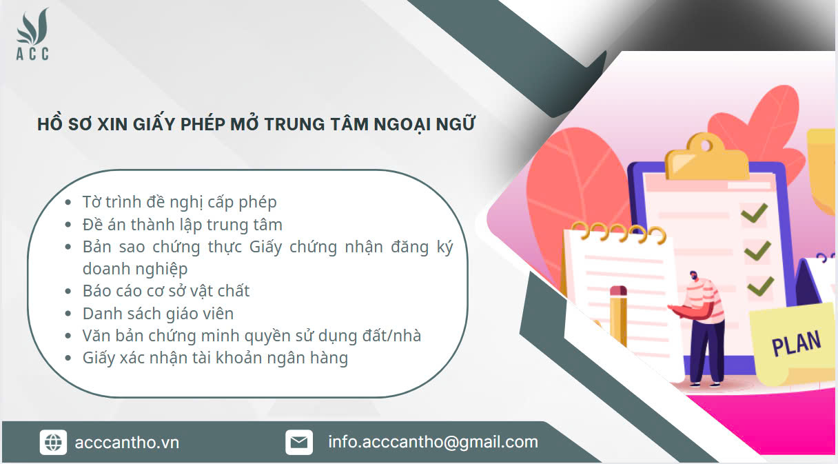 Hồ sơ cần chuẩn bị để xin giấy phép