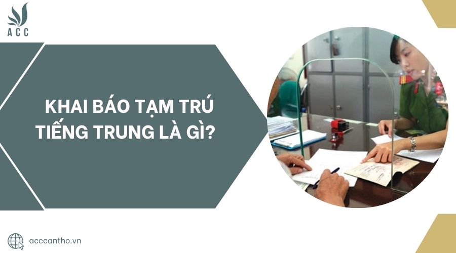 Khai báo tạm trú tiếng Trung là gì?.jpg