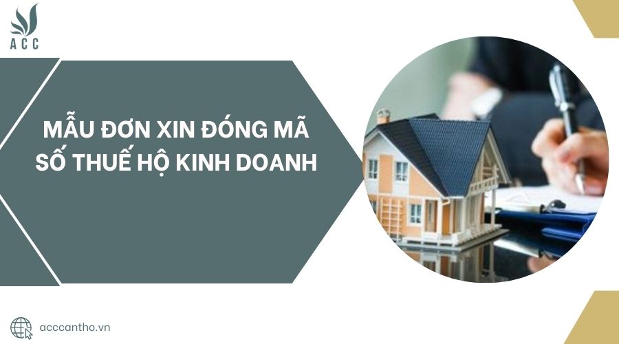 Mẫu đơn xin đóng mã số thuế hộ fv888