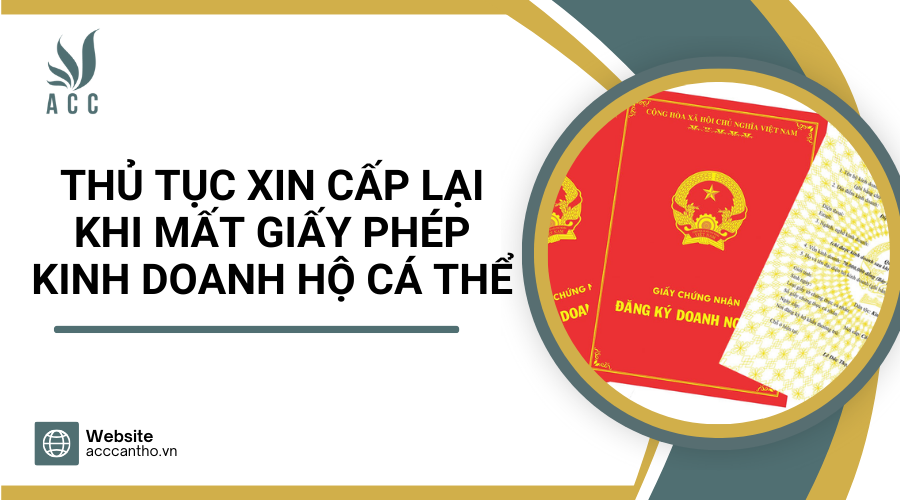Thủ tục xin cấp lại khi mất giấy phép fv888 hộ cá thể
