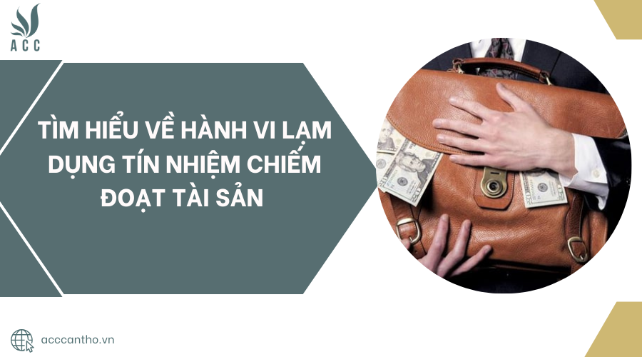 Tìm hiểu về hành vi lạm dụng tín nhiệm chiếm đoạt tài sản 