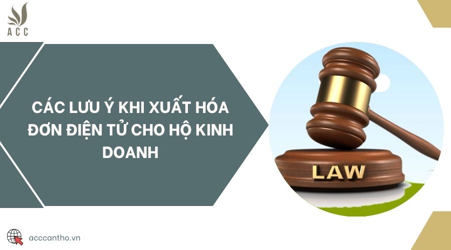 Các lưu ý khi xuất hóa đơn điện tử cho hộ fv888