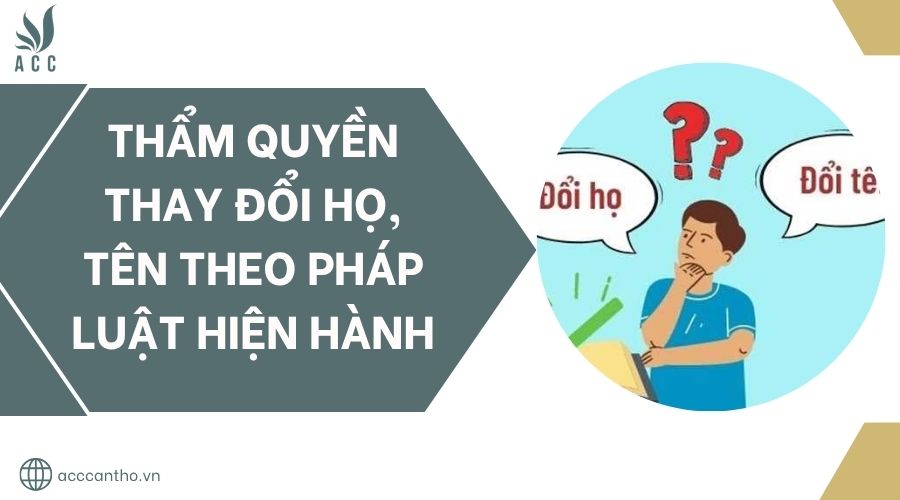 Thẩm quyền thay đổi họ, tên theo pháp luật hiện hành.jpg