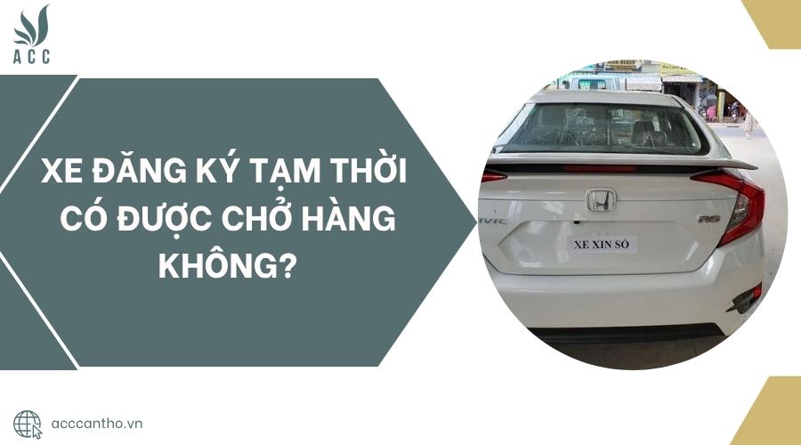 Xe đăng ký tạm thời có được chở hàng không?.jpg