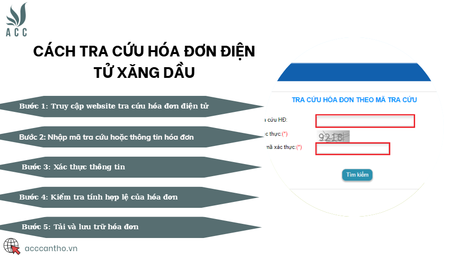 Cách tra cứu hóa đơn điện tử xăng dầu