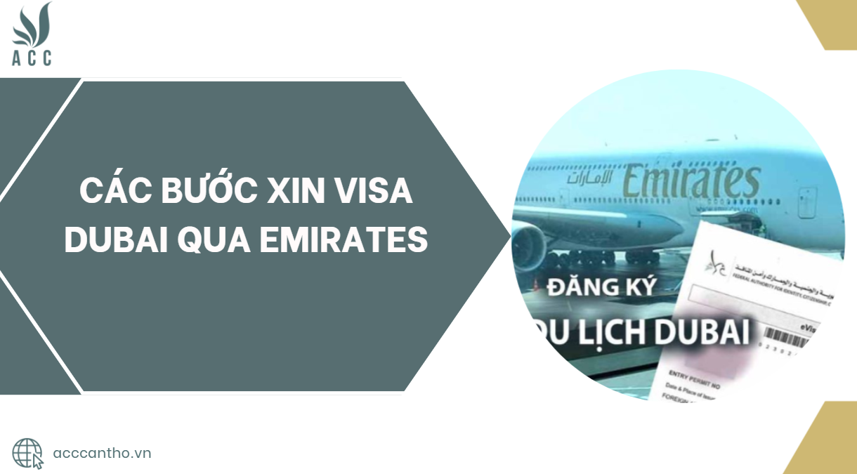 Các bước xin visa Dubai qua Emirates