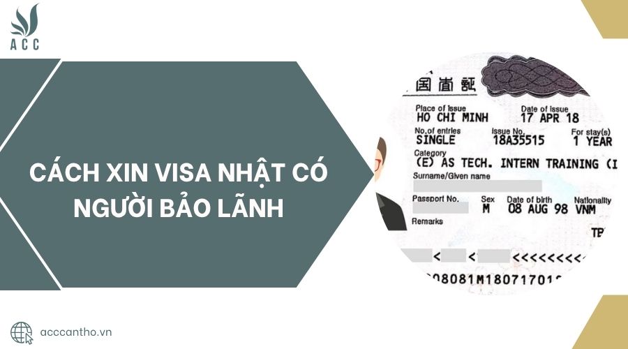 Cách xin visa Nhật có người bảo lãnh