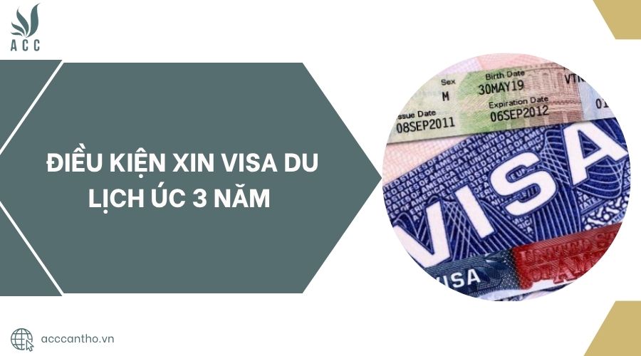 Điều kiện xin visa du lịch Úc 3 năm