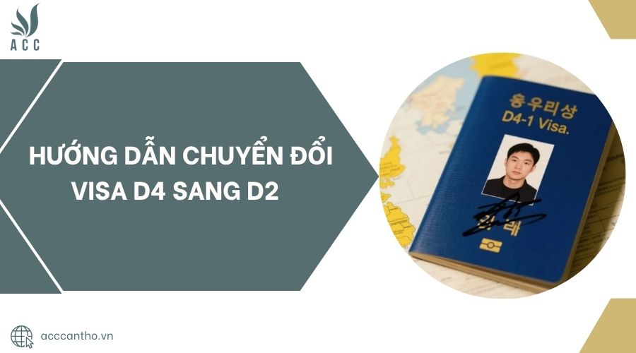 Hướng dẫn chuyển đổi visa D4 sang D2
