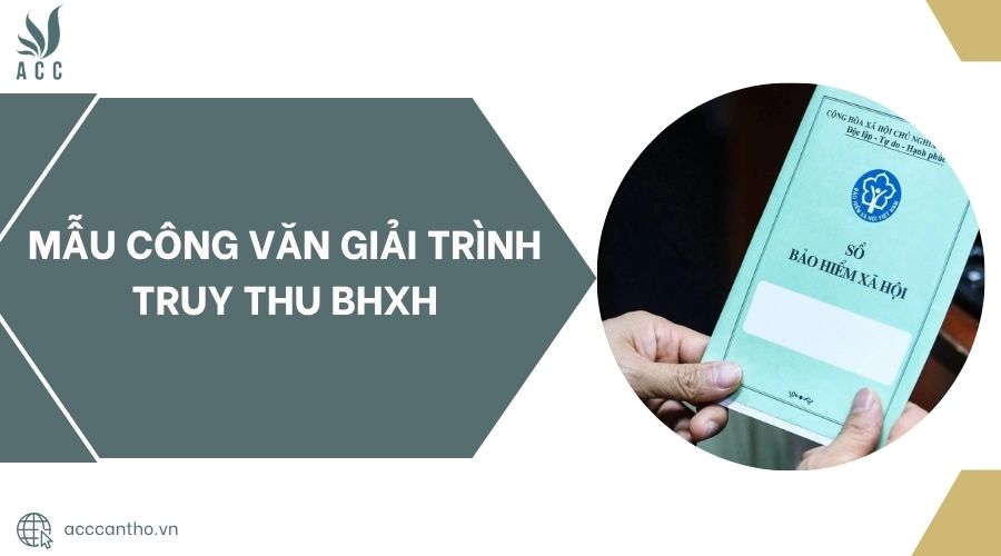 Mẫu công văn giải trình truy thu BHXH
