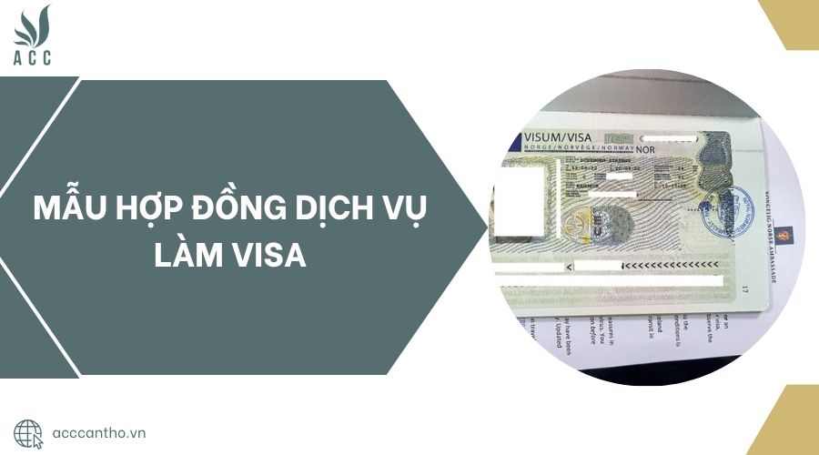 Mẫu hợp đồng fv888 làm visa