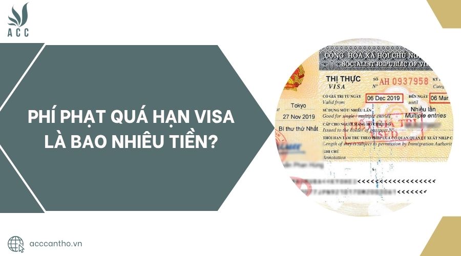 Phí phạt quá hạn visa là bao nhiêu tiền?