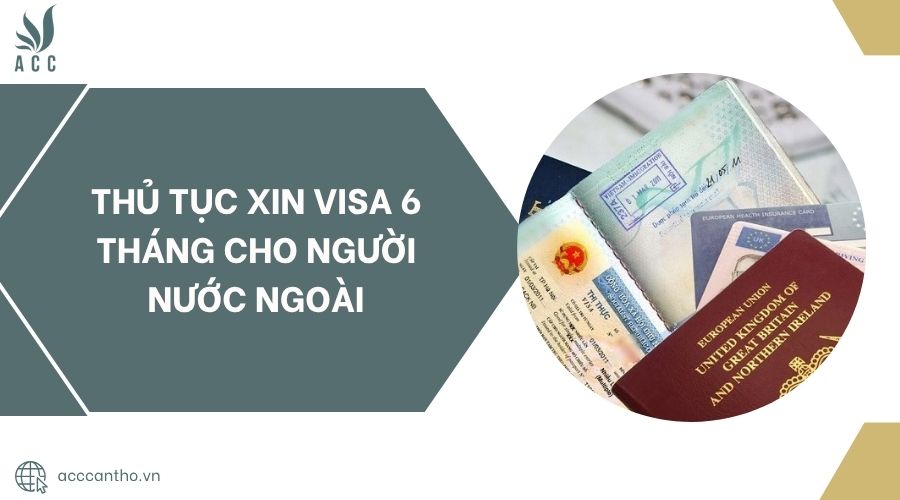 Thủ tục xin visa 6 tháng cho người nước ngoài