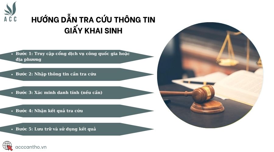 Hướng dẫn tra cứu thông tin giấy khai sinh