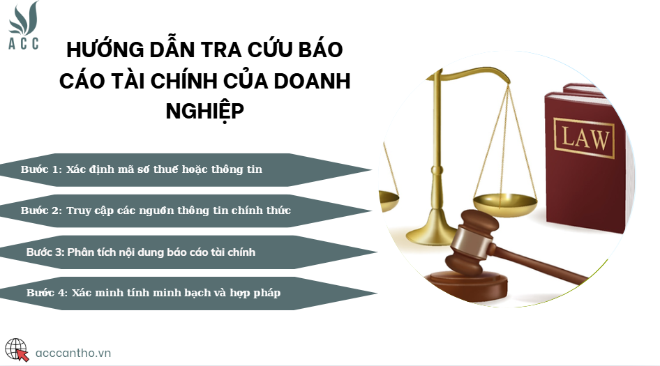 Hướng dẫn tra cứu báo cáo tài chính của doanh nghiệp