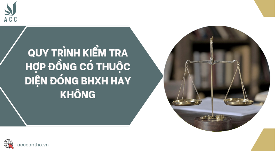 Quy trình kiểm tra hợp đồng có thuộc diện đóng BHXH hay không